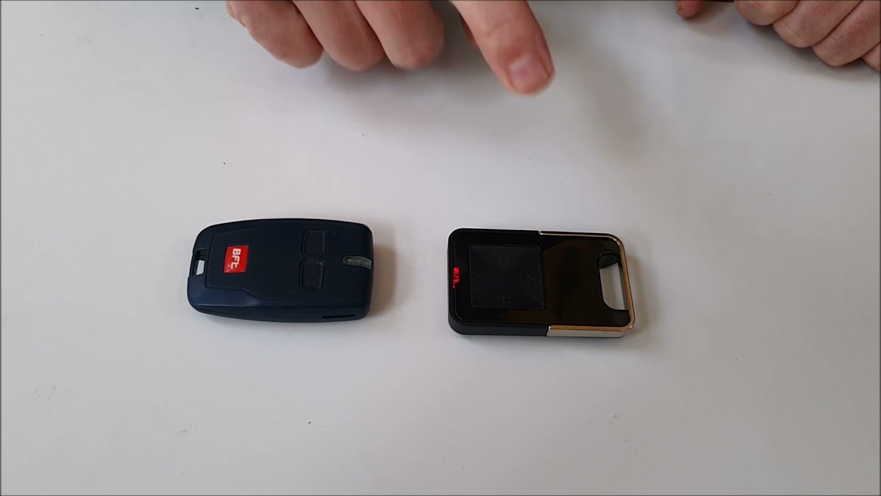 Como duplicar-copiar un mando de garaje BFT con mando HR MATIC