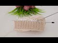 Wow 🎉 İki Sıradan Oluşan Kolay Yelek, Şal, Süveter Ve Battaniye İçin Örgü Modeli #knitting 