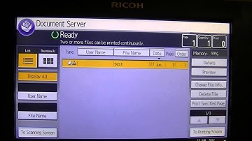 Training | Document Server - Retrieving Documents on Ricoh Printer | Ricoh Wiki