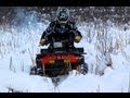 ATV Swamp Thing - '86 Honda TRX 350 Fourtrax In The Snow