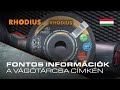 Milyen fontos információkat tartalmaz egy vágótárcsa címke?