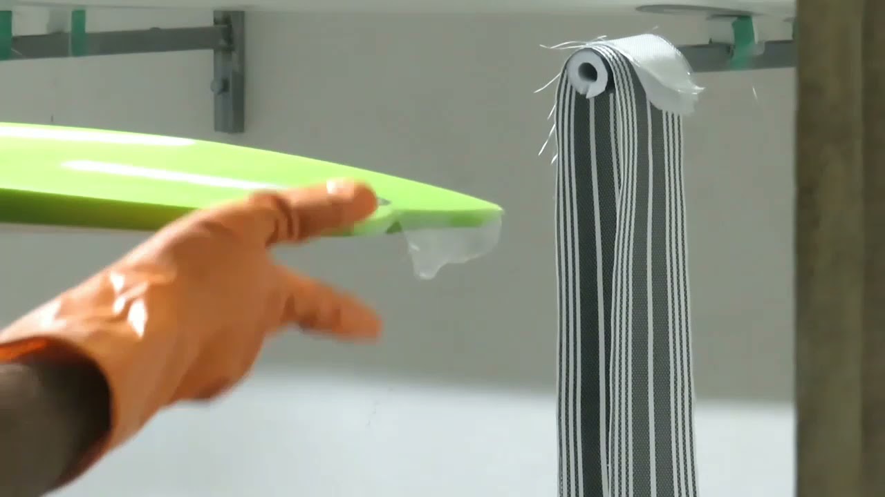 Laminação de prancha de surf