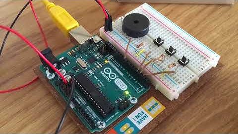 Christmas songs with an Arduino Uno and piezo buzzer