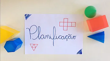 O que é uma planificação de uma forma geométrica?