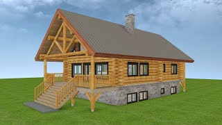 Complete Tour of My Log Home Plans (Walkthrough Model) by Traplines and Inlines 43,191 views 2 months ago 10 minutes, 17 seconds