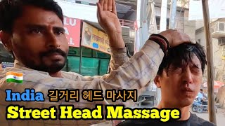 [India] Street Barbershop Massage