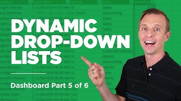 Dynamic Drop-down Lists Dashboard Part 5 of 6