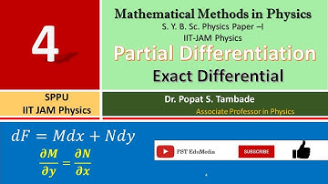 Exact Differential | Partial Differentiation | BSc Physics II | IIT JAM Physics