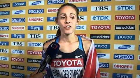 Jenny Barringer Simpson World 1500 Meter Champion ...