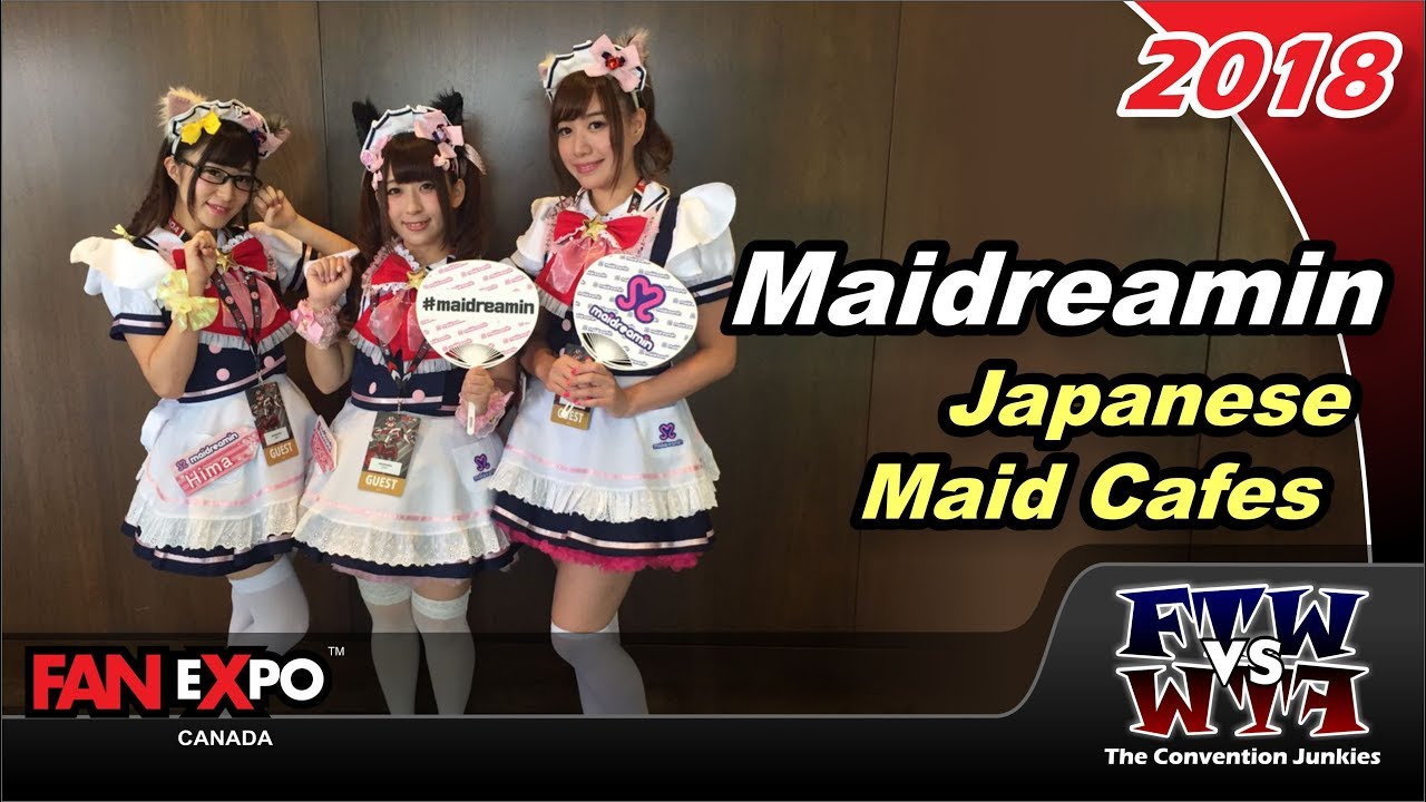 Maidreamin Japanese Maid Cafes Hima Mariru And Peace Fan Expo Canada