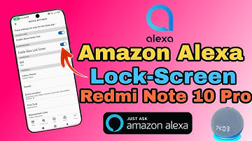 How to use Amazon Alexa on lock screen in Redmi Note 10 Pro phone | Alexa new update lockscreen