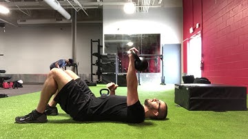 Single Arm Hooklying Floor Press