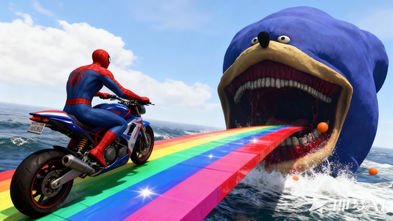 Spider-Man vs. Vision, Black Panther, and The Flash Challenge GTAV's Custom Tracks—Who Will Win?