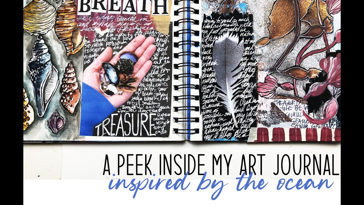 alisaburke: a peek inside my mini art journal
