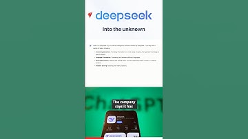 China’s DeepSeek rattles ChatGPT