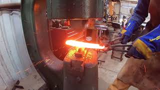 Forging A Japanese Style Knife With Water Quench