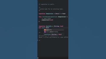 iOS Interview Question | What is typealias #iosdevelopment #coding #swift  #interviewquestions