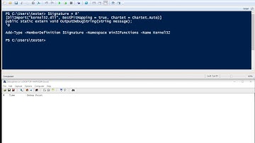 Porting Binary Modules: P/Invoke Example Demo (OutputDebugString)