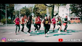 LLORA LLORA - Tego Calderon feat Oscar de Leon (Coreografía ZUMBA) / LALO MARIN