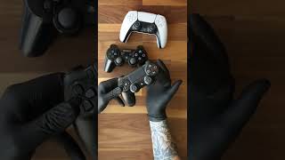 Testing out PlayStation Controllers #playstation #playstationcontroller #ps3 #ps4 #ps5 #asmr Resimi