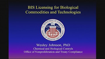 BIS Export Licensing for Biological Commodities and Technology