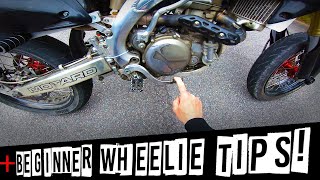 HOW TO: Learn The REAR BRAKE In a WHEELIE | And deal with the FEAR