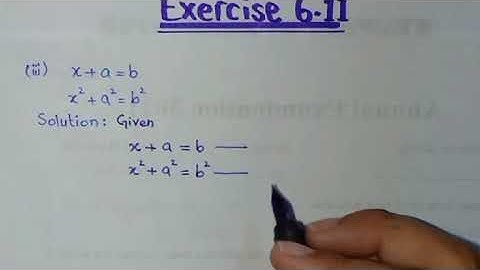 Class 8 maths (PTB) Exercise 6.11