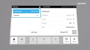 Eppendorf - Labteamet - Centrifuge 5910 Ri – Introducing of user management