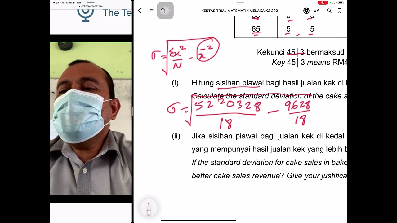 Sisihan Piawai Trial Melaka Matematik K2 2021 No 16 Arviaclass My