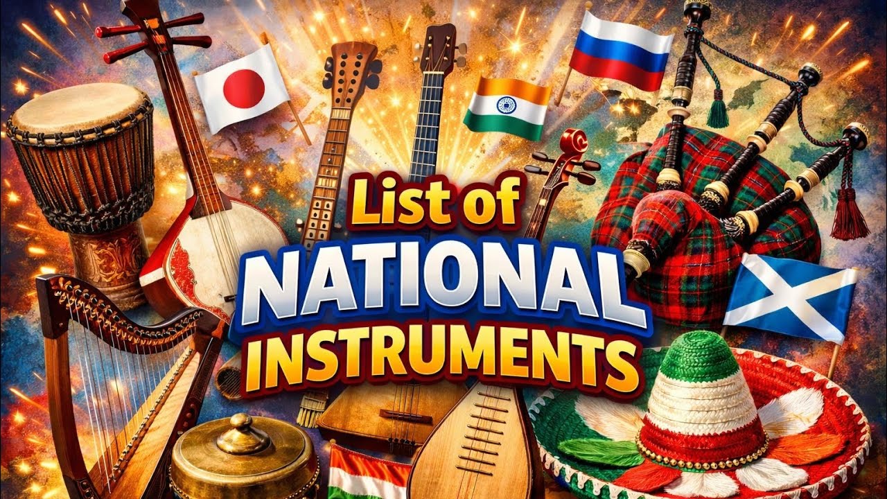 National Instruments of the World 🌍 | Traditional Music from Every ...