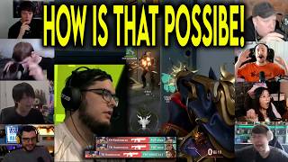 Valorant Streamers React To TH koshmaras Insane 4k Against FUT In VCT