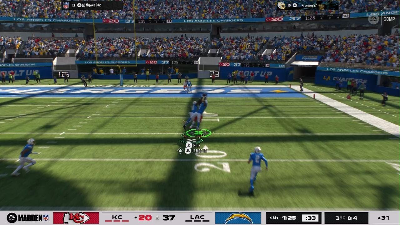 Madden NFL 26 This shows what time im on