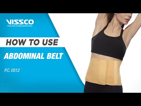 How to Wear and When to Use an Abdominal Belt  | Vissco Abdominal