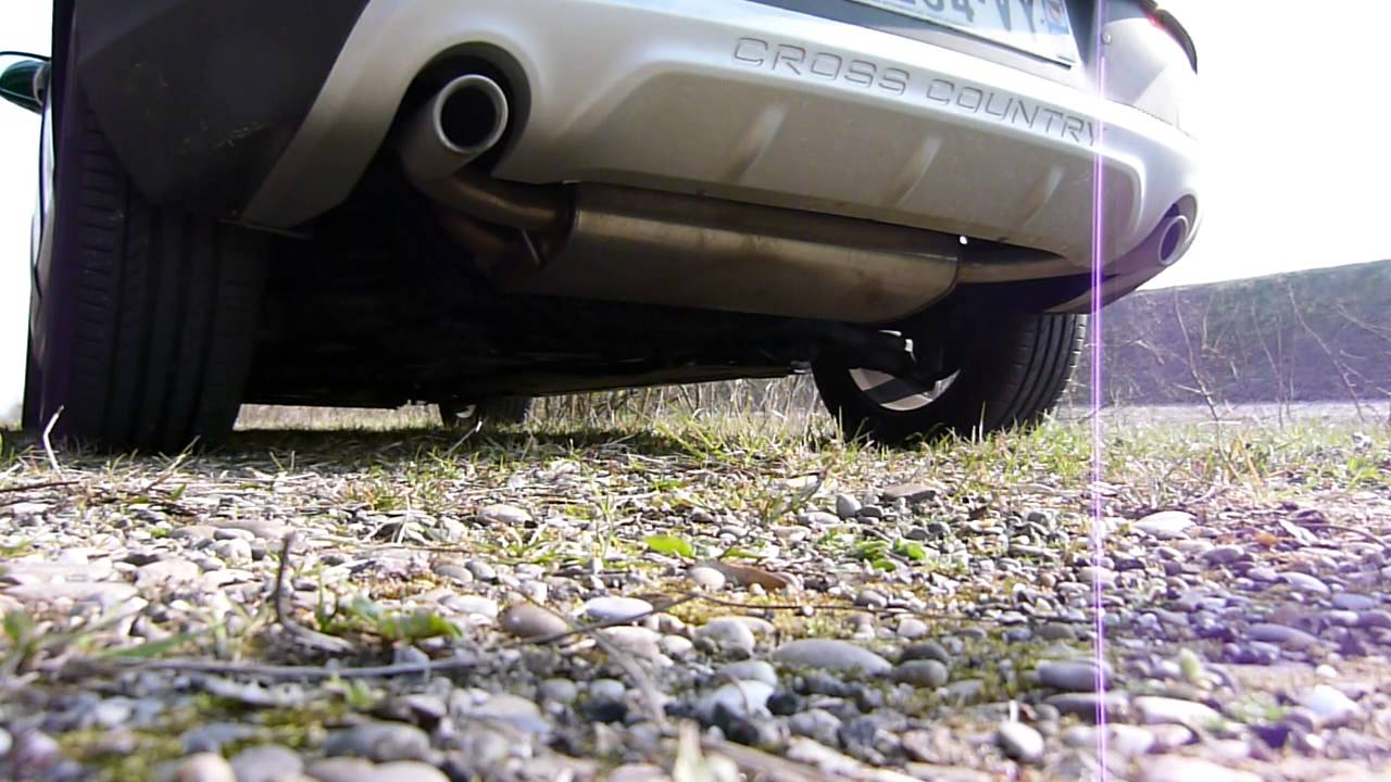 Volvo V40 D3 Stock Exhaust - YouTube