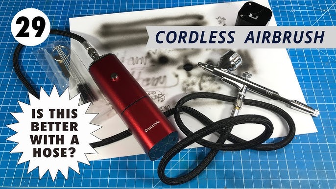 Casubaris Cordless Airbrush Kit with rechargeable auto stop dual