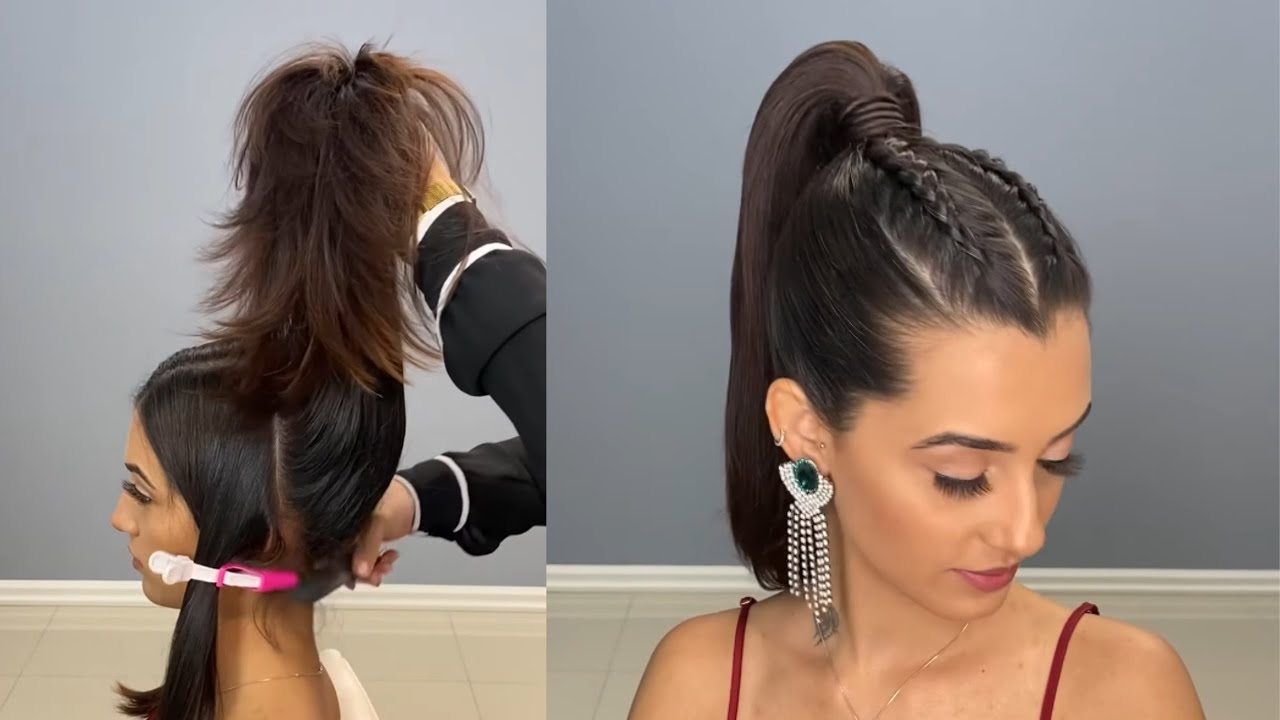 Penteado com trança |peinado| Hairstyle