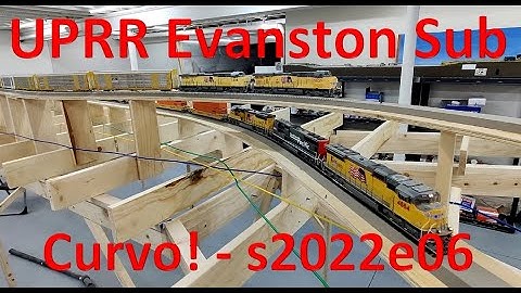 s2022e06 - Model Train Layout Built for Operations & Realism. More mainline trackage up to Curvo!