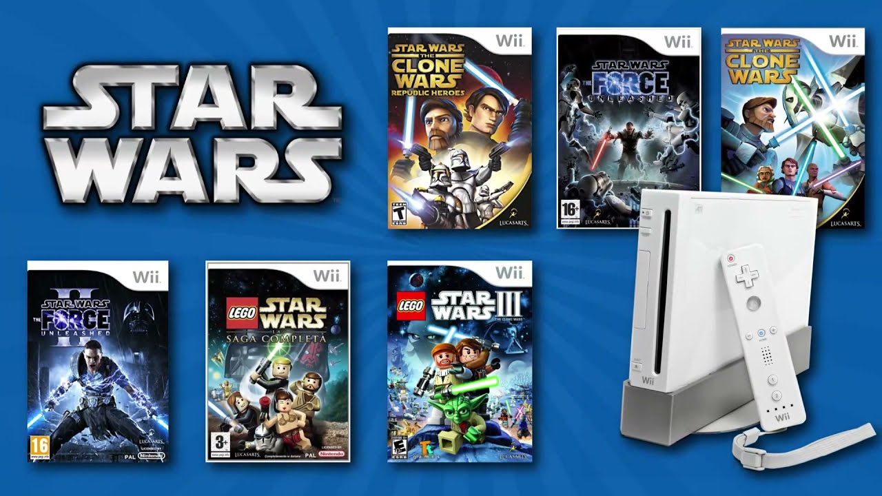 Todos los Juegos de Star Wars para Nintendo Wii 