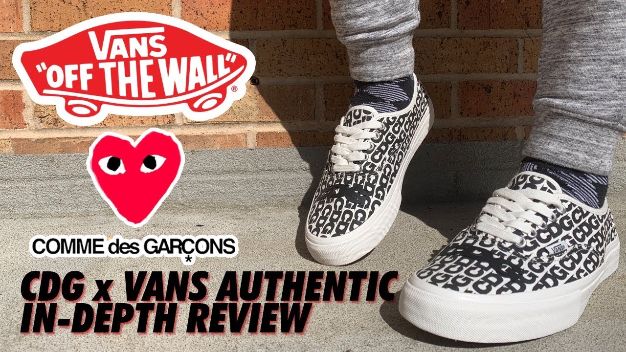 comme des garcons vans authentic