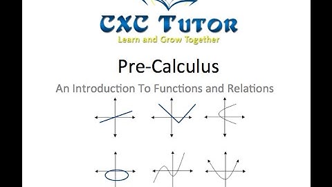 Precalculus - Introduction to Functions