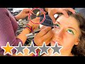 THE WORST REVIEWED MAKEUP ARTIST GIVES ME THE 2020 MAKEUP LOOK