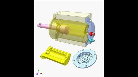 Design and concept of Rotary cylinder480p | Mechanism | Engineering Concepts