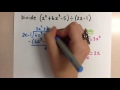 Polynomial Long Division Quiz