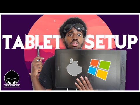 How To Set Up Your Drawing Tablet! (Windows/Mac) | Huion Kamvas Pro 16