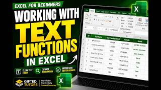 Excel Text Functions Explained | LEFT, RIGHT, MID, LEN, TRIM, UPPER, LOWER, PROPER & CONCAT