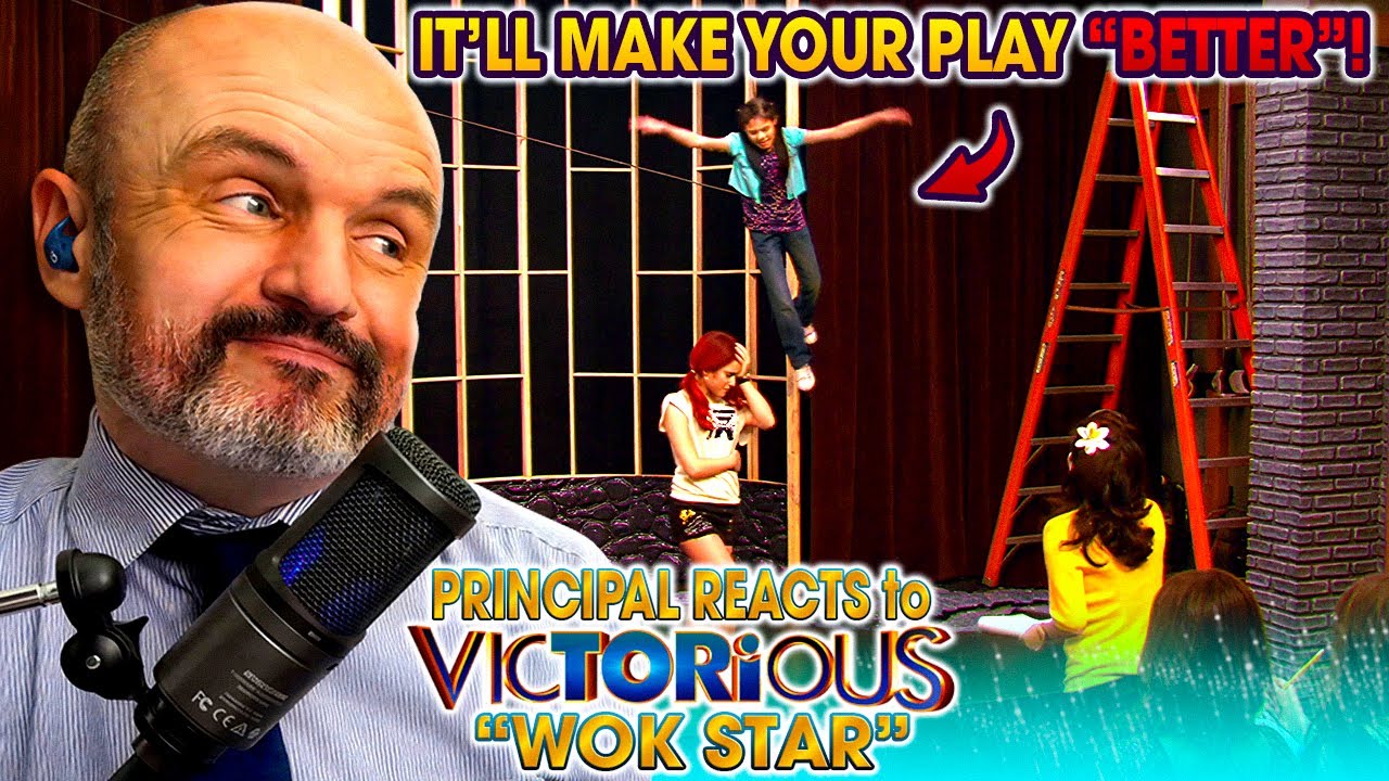 School Principal Reacts to Victorious S1E16 - "Wok Star" Reaction Video #victorious