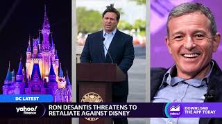 Florida Governor Ron DeSantis threatens to retaliate against Disney