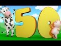The Number Song | learn Numbers 1 to 50 | Nursery Rhymes Farmees | Kids Songs | Baby Rhymes