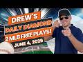 BEST MLB Picks and Predictions Today! | Drew's Daily Diamond June 4, 2026