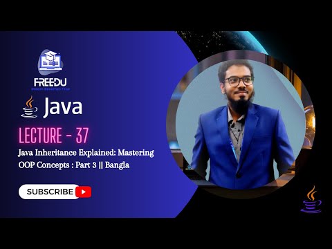 Java Inheritance Types Explained Mastering OOP Concepts : Part 3 ||  Bangla